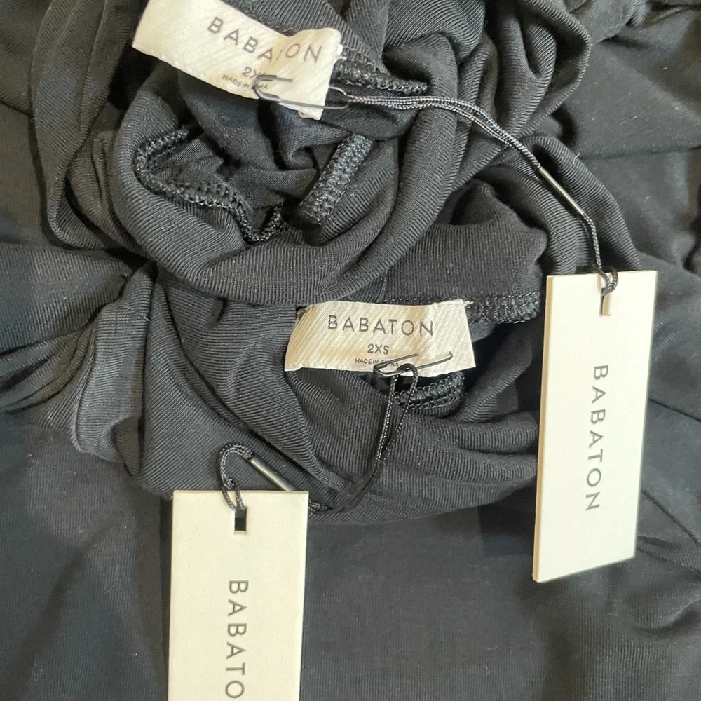 NWT Aritzia Babaton Everyday Turtleneck Hip Longsleeve in Black Size 2XS - Picture 8 of 9